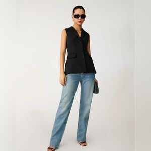 Reformation Billie vest - black size S